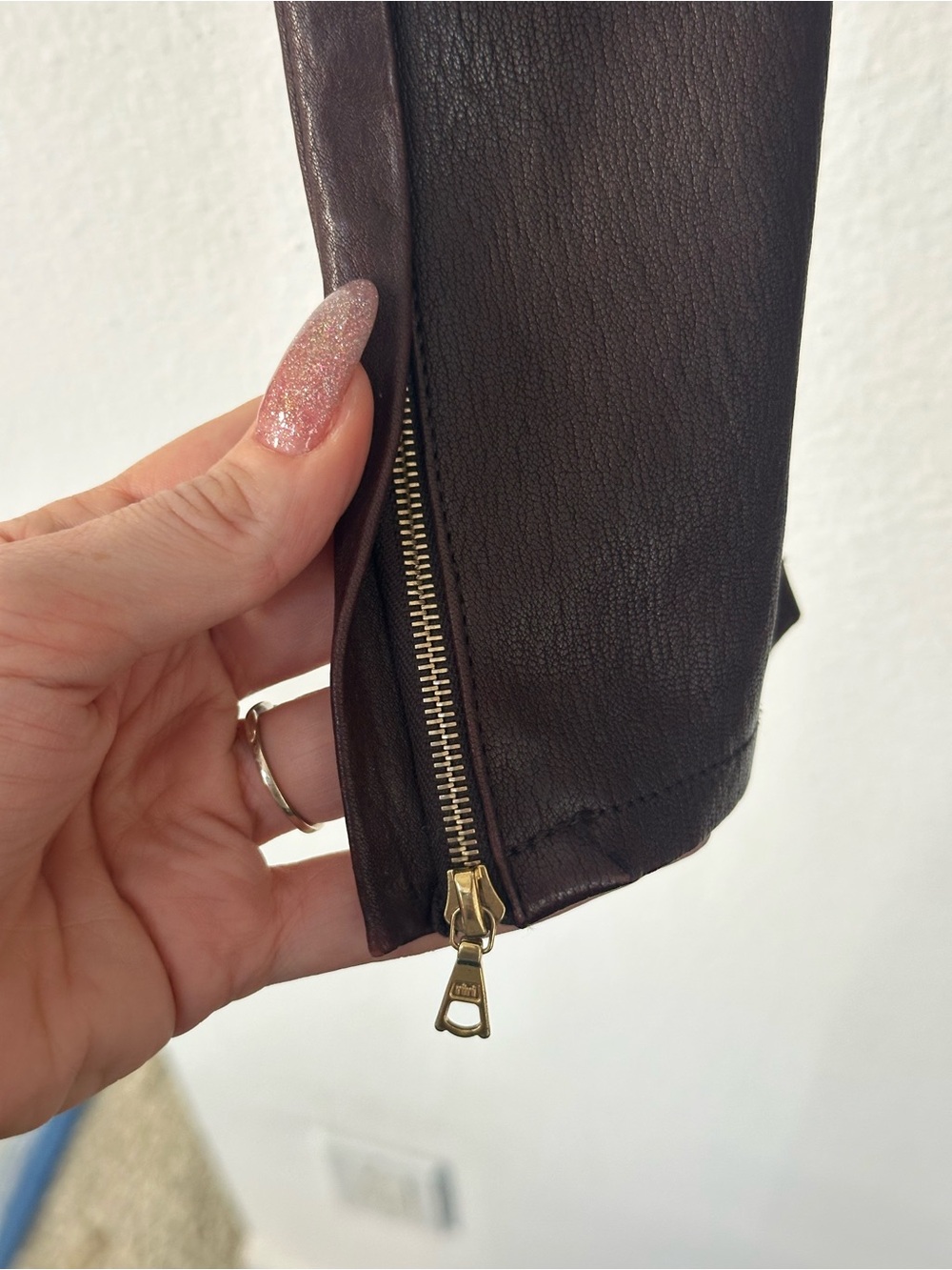 J Brand Lambskin leather pants - Picture 6 of 8